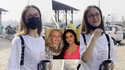 Swedish-Greek Beauty Elli Avram Enjoys A Relaxed And Sunny Day Out In Mumbai!