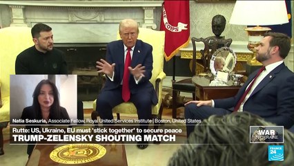 Trump-Zelensky clash: ‘Lowest point’ in relations between US and Ukraine, expert says