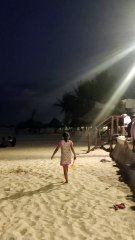 Malecón de Progreso en Mérida, Yucatán, México.