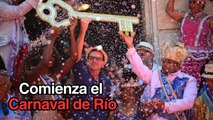 Comienza el Carnaval de Río mientras el alcalde entrega la llave de la ciudad al Rey Momo