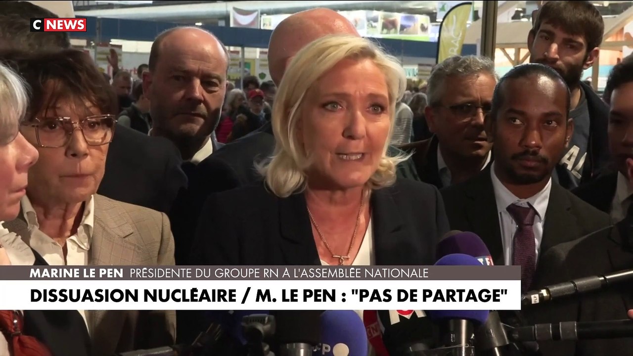 Marine Le Pen : «On ne doit pas partager la dissuasion nucléaire française»