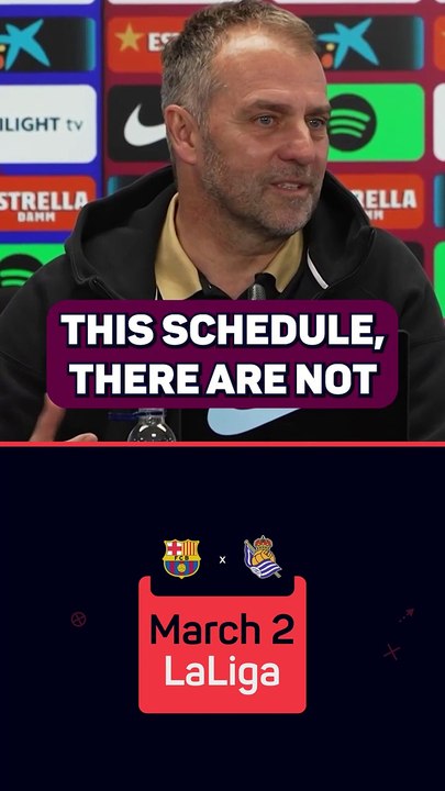 Barcelona 'must accept' busy schedule - Flick