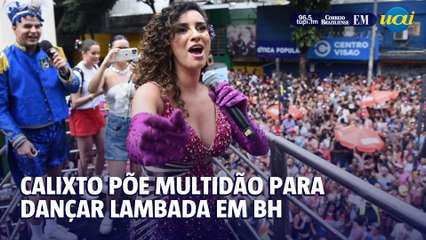 Bloco da Calixto põe multidão para dançar lambada em BH