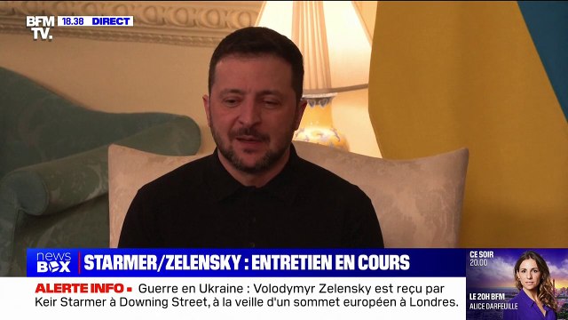 Volodymyr Zelensky à Keir Starmer: Le soutien du Royaume-Uni est très important pour nous