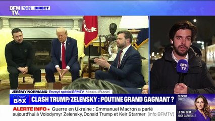 Les médias russes réagissent au clash entre Donald Trump et Volodymyr Zelensky