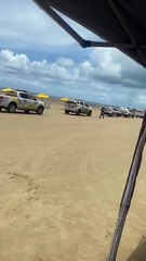 Operação na praia do Pontal do Peba combate irregularidades e donos de veículos são notificados