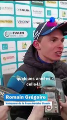 Le cycliste français Romain Grégoire remporte la Faun Ardèche Classic dans la confusion