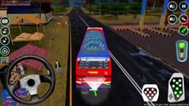 Offroad coach bus driving simulator gameplay