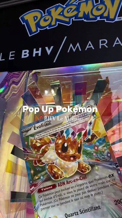 Le BHV Marais se transforme en paradis pour les fans de Pokémon ! ⚡🎉