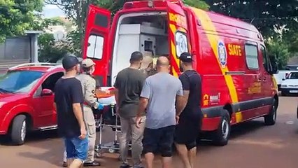 Menino é atropelado na Rua Haiti e fica ferido