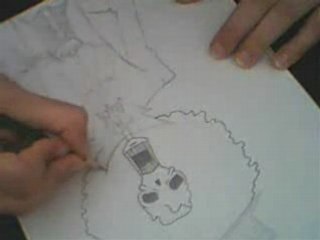 Dessin manga Brook de One Piece