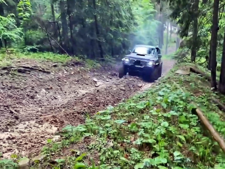 OFF ROAD  Monster Nissan Patrol y60 M57 twinturbo 360 HP