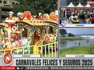 Caracas |  Familias son protagonistas de las actividades recreativas de los Carnavales 2025