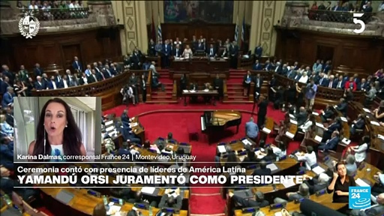 Informe desde Montevideo: así fue la investidura de Yamandú Orsi