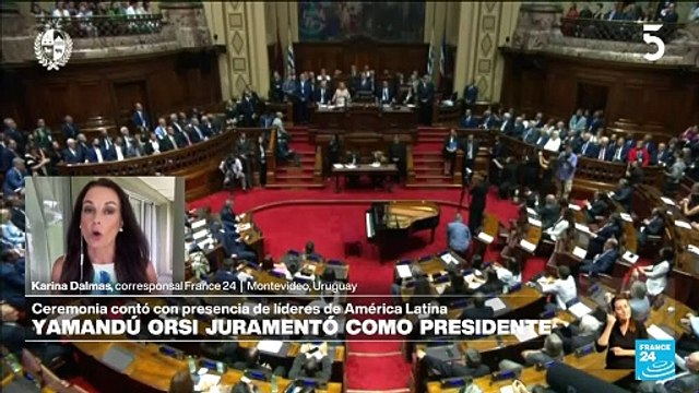 Informe desde Montevideo: así fue la investidura de Yamandú Orsi