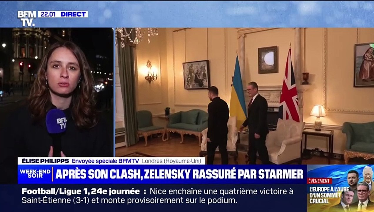 Après son clash avec Donald Trump, Volodymyr Zelensky rassuré par Keir Starmer