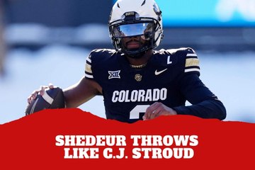 Could be legendary! Shedeur Sanders passing techniques have similarities to C.J. Stroud skills
