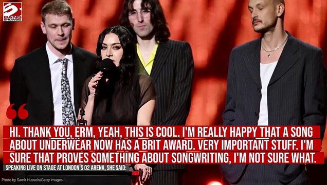 Charli XCX won Song of the Year for ‘Guess’ at the BRIT Awards 2025 with Mastercard