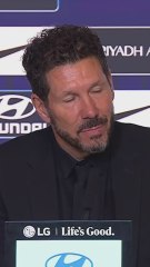 Simeone muy contento de tener a Julián en el Atlético de Madrid