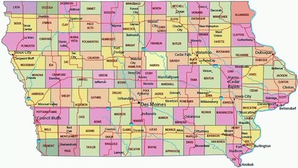 Map of Iowa. Peta Iowa. Iowa Map. Map of Iowa State. Peta Negara Bagian Iowa. Iowa State Map. Map of State of Iowa. State of Iowa Map