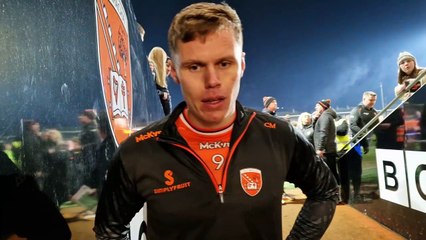 Oisin O'Neill Armagh v Dublin post-match