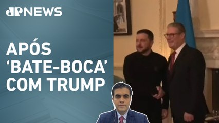 Zelensky tem recepção calorosa no Reino Unido; Cristiano Vilela comenta