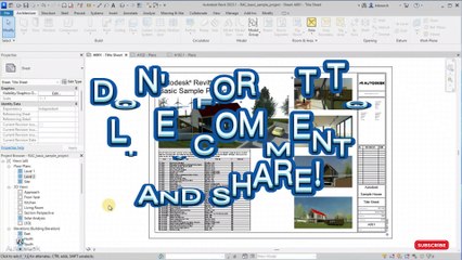 How to Sheet Layout Tools in Revit | Part # 32 | #revit #revitfamily #civil3d #3dmodelingsoftware#Autodesk #civil3d