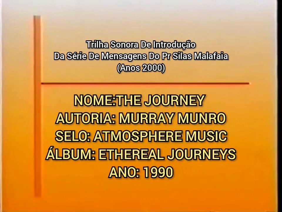 Trilha Sonora De Introdução Das Série de mensagens Do Pr Silas Malafaia (Anos 2000)