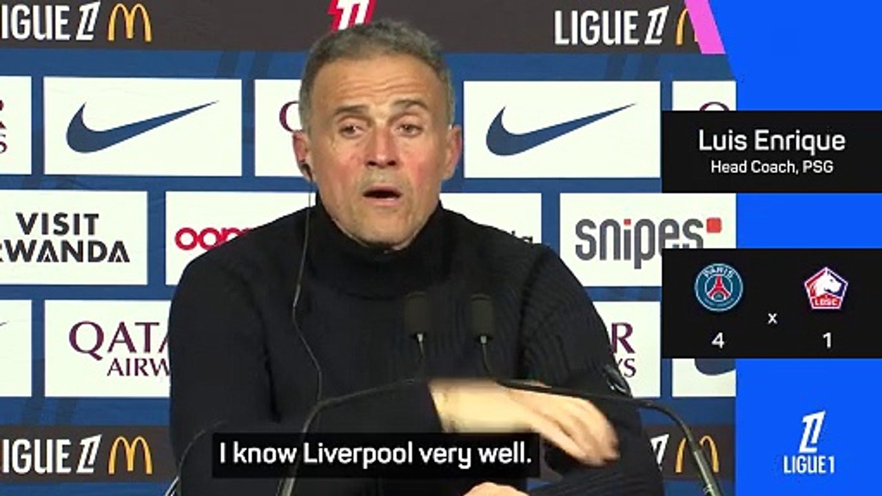 PSG and Liverpool 'could be a Champions League final' - Enrique