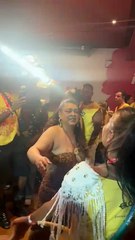 Vestida de oncinha, Preta Gil marca presença na segunda noite do camarote Expresso 2222