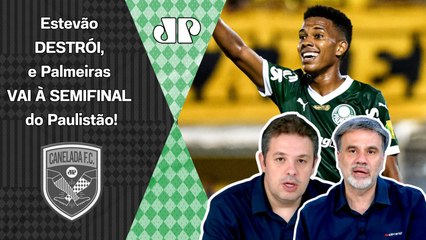 "O ESTEVÃO É UM ABSURDO! E É UMA LOUCURA como o Palmeiras..." 3 a 0 no São Bernardo é ELOGIADO!