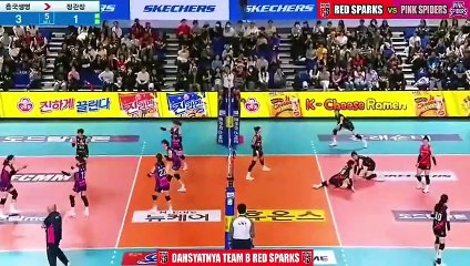 YES MENANG!! 🏐 Dahsyatnya Red Sparks vs Pink Spiders, 1 Maret 2025 - Set 5 Paling Seru!