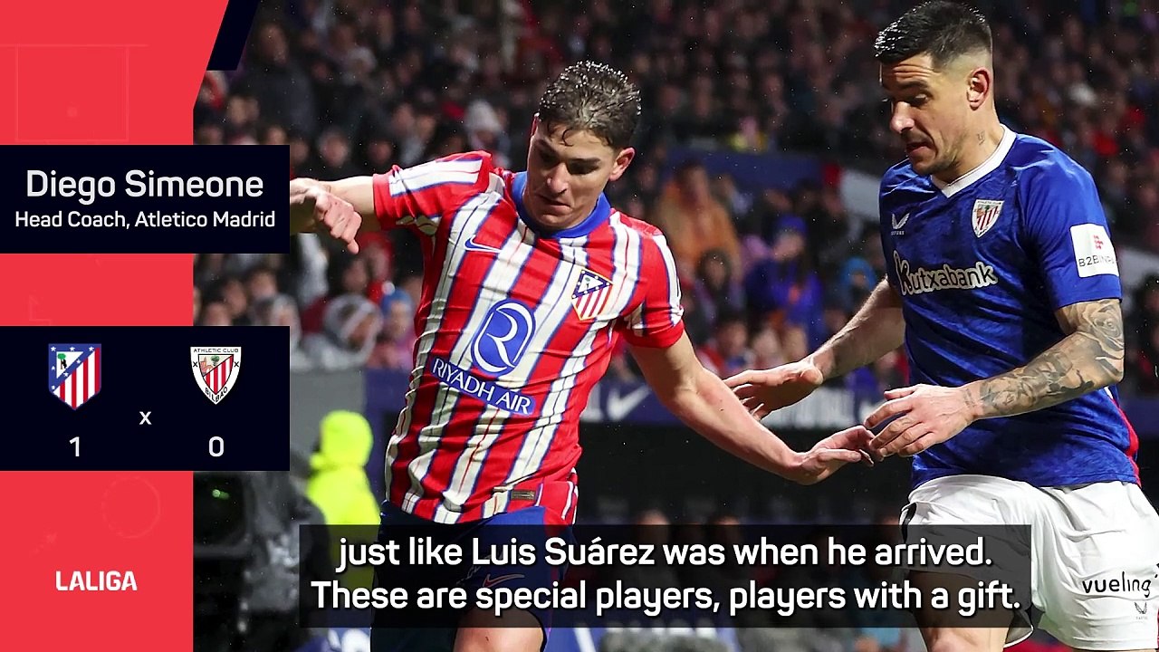Alvarez draws Luis Suarez comparison from Simeone after scoring winner