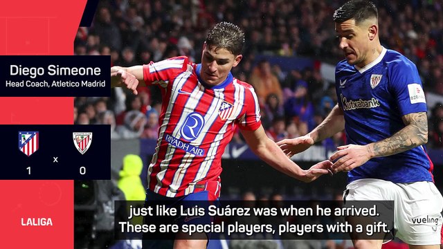 Alvarez draws Luis Suarez comparison from Simeone after scoring winner
