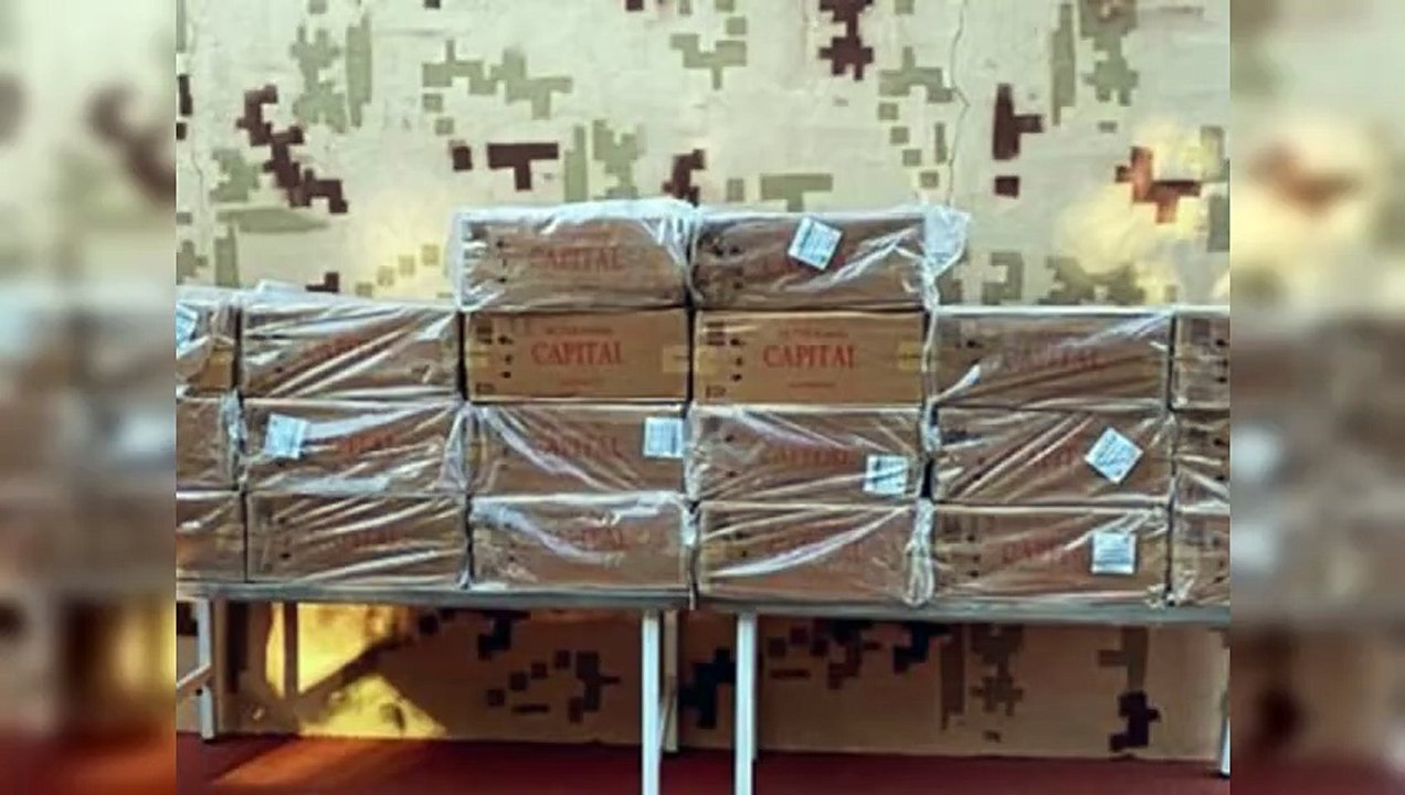 Ejército confisca contrabando de 1,130 cajetillas de cigarrillos
