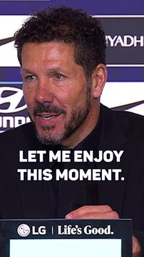 Let me enjoy a win! Simeone takes time out before Madrid derby