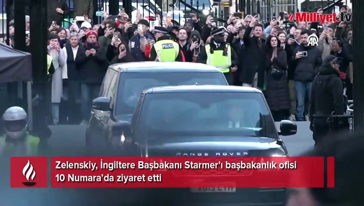 Zelenskiy, İngiltere Başbakanı Starmer’ı başbakanlık ofisi 10 Numara’da ziyaret etti