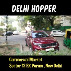 Strolling through the vibrant market of Sector 12, RK Puram, South Delhi 🛍️🌆