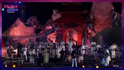 Ajay-Atul Live Singing Jai Shree Ram Adipurush Song @ MahaShivRatri 2025 | Prabhas | Sadhguru | FH