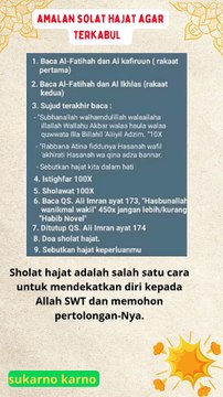 amalan solat hajat agar terkabul doanya #quotes