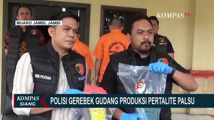 Penggerebekan Gudang Produksi Pertalite Oplosan di Jambi, 2 Pelaku Ditangkap!