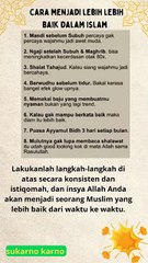 cara menjadi lebih lebih baik dalam islam #quotes
