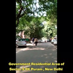 Cruising through the vibrant streets of RK Puram, South Delhi 🏍️🌆