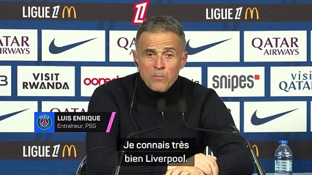 PSG - Enrique : “PSG - Liverpool pourrait être une finale de Ligue des champions”