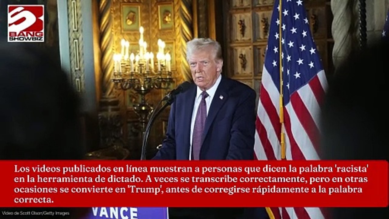 Herramienta de Inteligencia Artificial de Apple transcribió por error la palabra 'racista' como 'Trump'