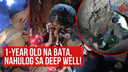1-year old na bata, nahulog sa deep well! | GMA Integrated Newsfeed