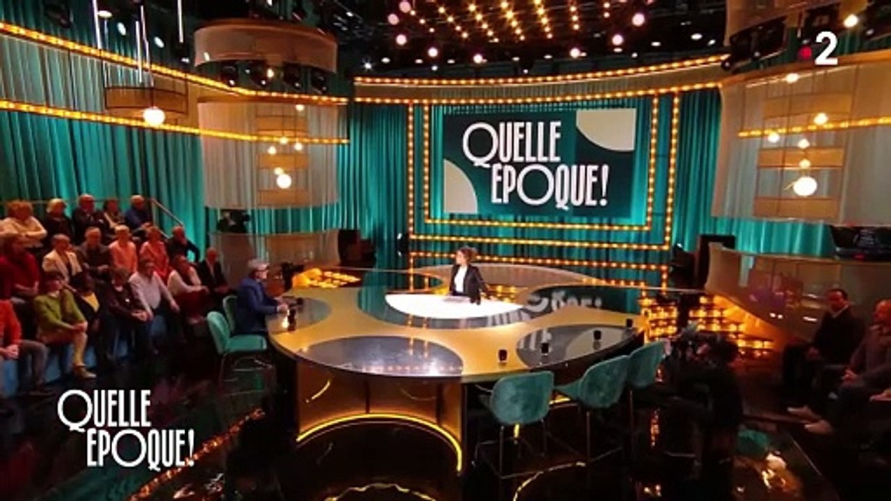 Christophe Dechavanne explique son retrait de l'émission "Quelle époque !", sur le plateau de l'émission de France 2, à la suite de sa condamnation le 20 février, par le tribunal de Moulins, pour conduite sous l'emprise de stupéfiants en récidive - jugeme