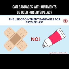 Do Bandages with Ointments for Erysipelas Work?