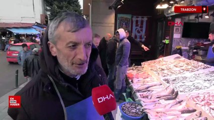 Trabzon'da Ramazanda balığa ilgi azaldı
