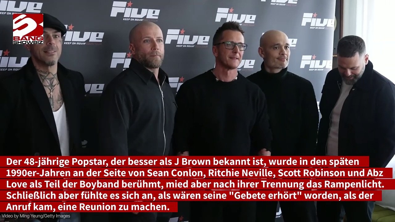 Five-Star J Brown: Er hätte nie mit Band-Reunion gerechnet